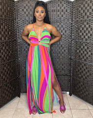 Alexis Multi-Color Maxi Dress
