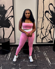 Glam Doll Legging Set (Pink)