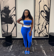 Glam Doll Legging Set (Blue)