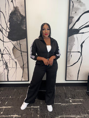 On The Run Pant Set (Black)