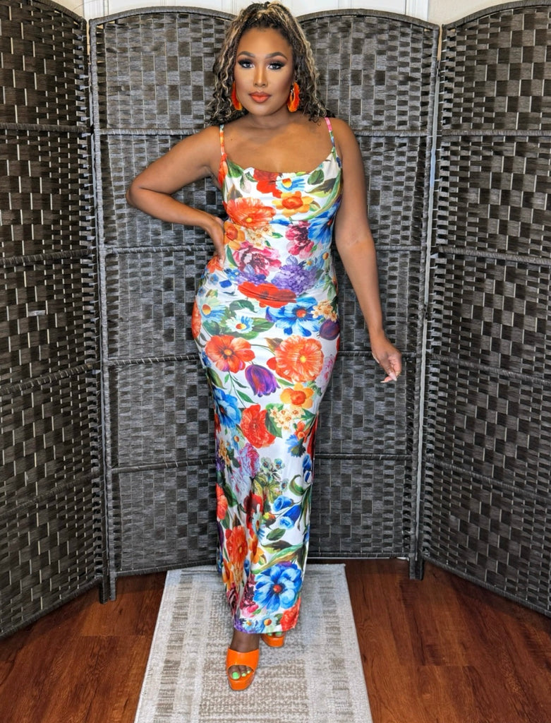 Flowerbomb Maxi Dress
