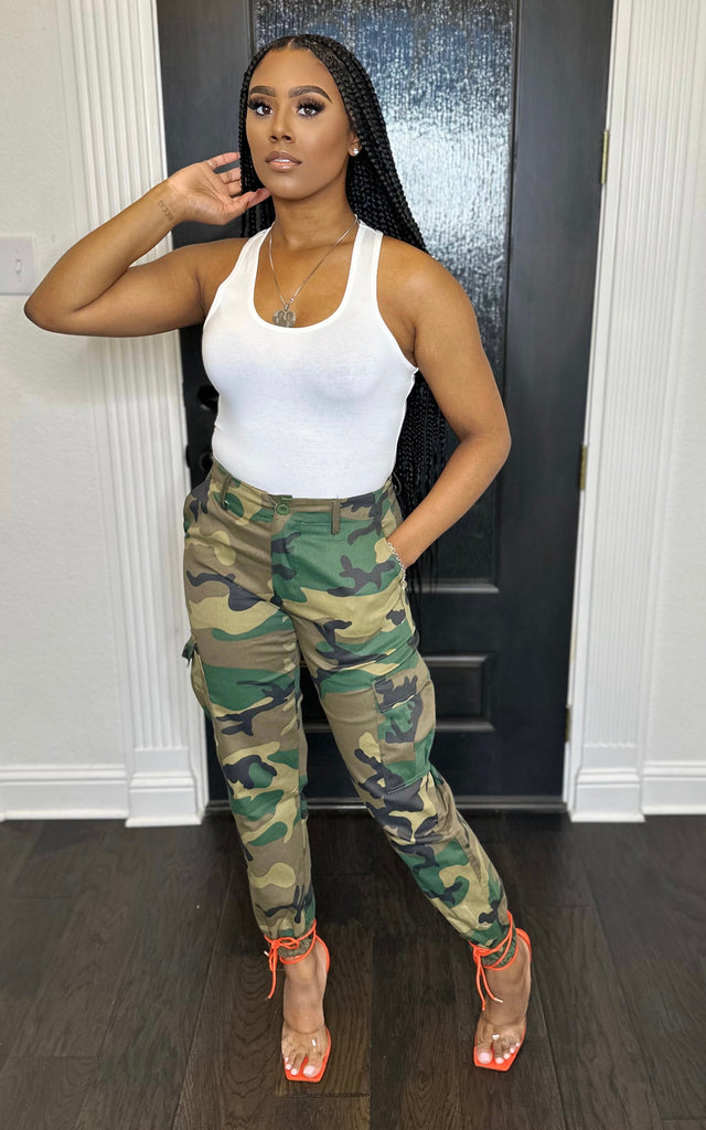 Soldier Gyrl Camo Joggers