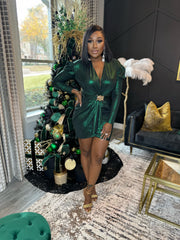 Glitz N Glam Drape Dress